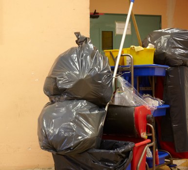 Clean team removing rubbish in Kensington