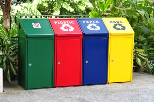 Recycling process in Kensington's rubbish removal