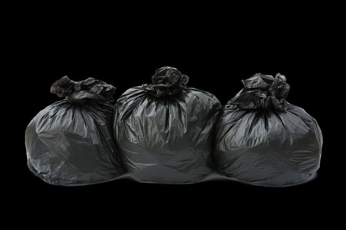 Recycling process at a waste management facility