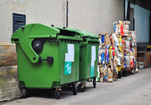Person using a screen reader while browsing skip hire services